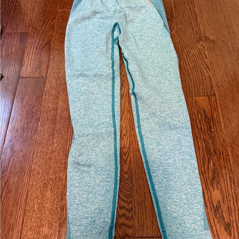 Gymshark Leggings Trio- Light Blue, Black, 3 untagged size small leggings! - Picture 6 of 10